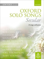 Oxford Solo Songs: Secular Vocal Solo & Collections sheet music cover